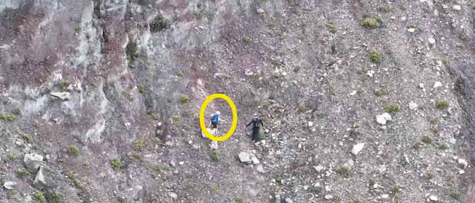 VIDEO: así fue el momento que rescatan a turista francés que se perdió en el volcán Chaparrastique