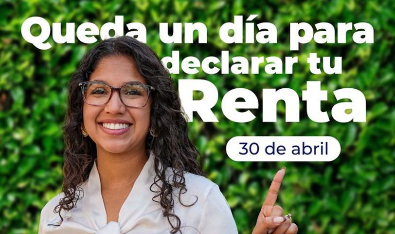 Este miércoles es el último día para presentar tu declaración de Renta