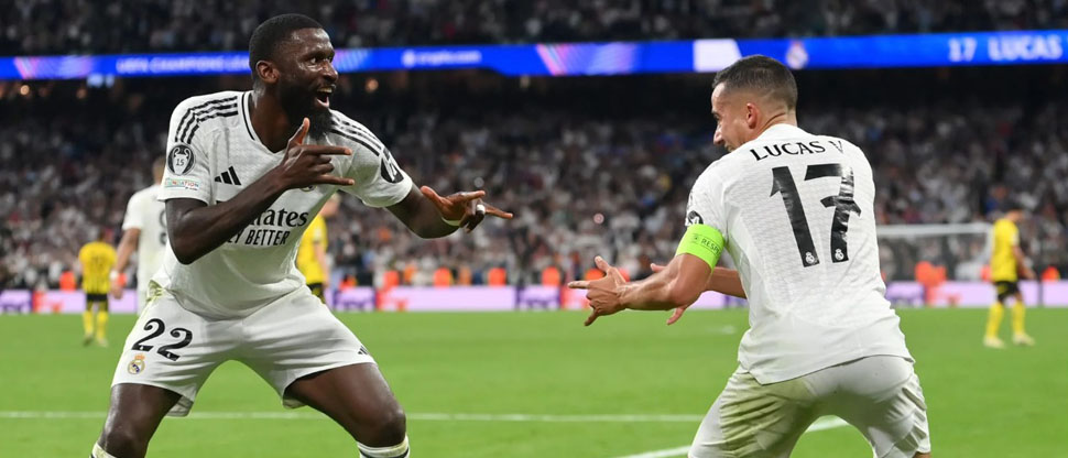 Seis partidos de sanción a Rüdiger, dos a Lucas Vásquez y sin castigo para Bellingham