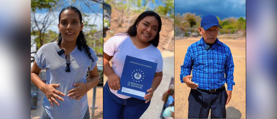 Gobierno entrega 141 escrituras de propiedad a familias de San Vicente