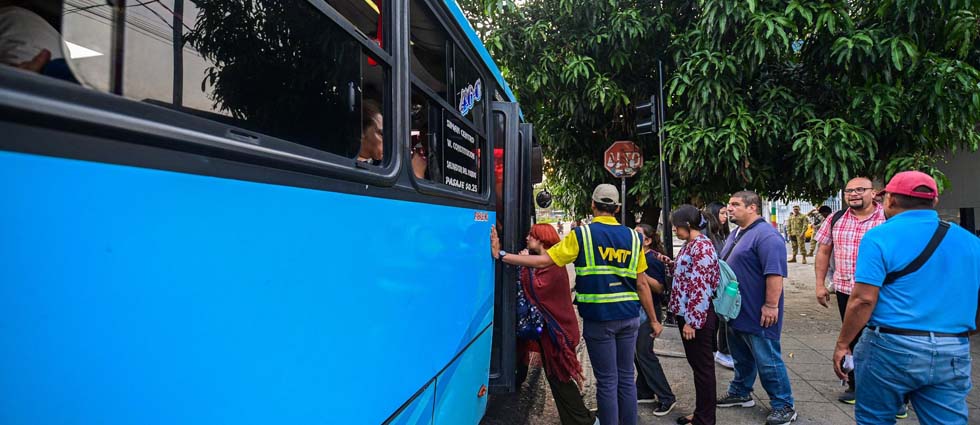 VMT continúa verificando gratuidad y regularidad del transporte colectivo