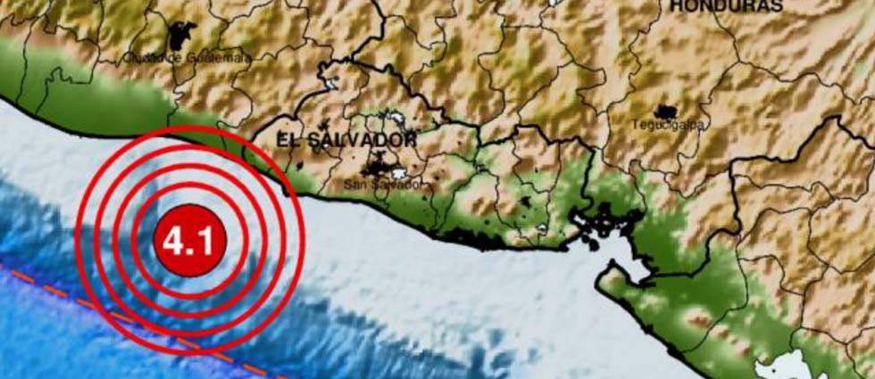 ¡Sismo de 4.1 grados sacude parte del país esta mañana de martes!