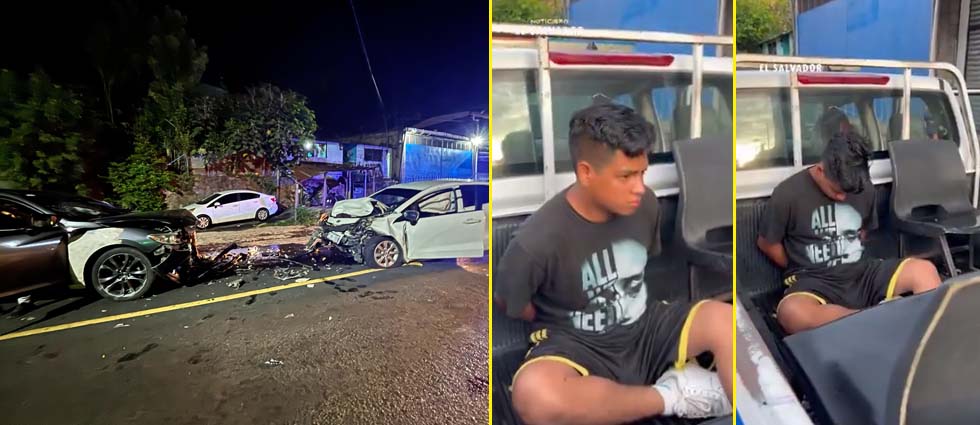 Arrestan a joven ebrio, de 25 años, responsable de grave siniestro vial en San Marcos