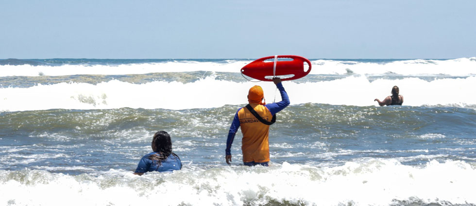 MARN alerta sobre olas más altas y rápidas en la costa