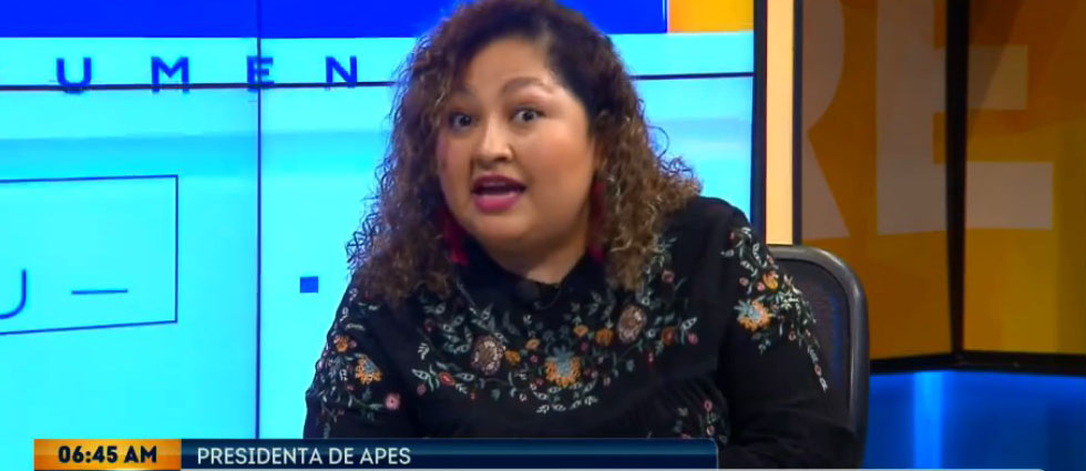 APES exige la liberación de Ruth López, acusada de peculado