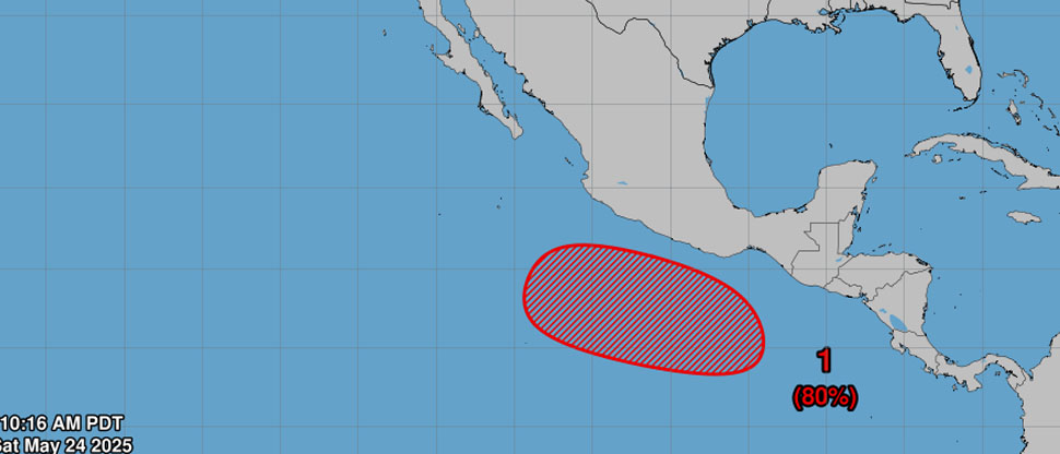 Baja presión tiene el 80% de probabilidades de convertirse en el primer ciclón de la temporada de huracanes