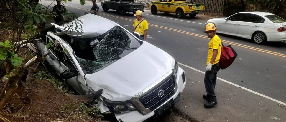 Aparatoso accidente deja varios lesionados en San Miguel