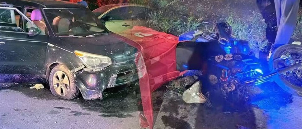 Repartidor de pedidos termina en el hospital tras chocar contra un Kia Soul en Santa Ana
