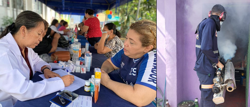 Alcaldía de San Salvador realiza jornada de salud y fumigación