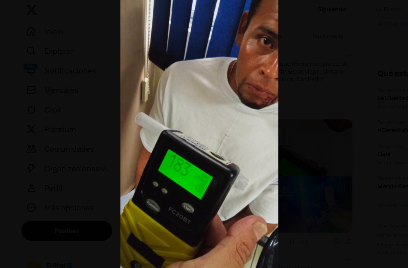 Capturan a ebrio que chocó contra puente Sepaquiapa en La Paz