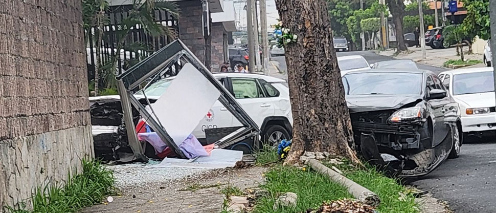 Reportan fuerte choque en colonia Escalón