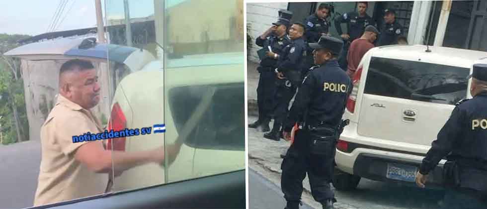 Ubican y capturan a conductor de Kia Soul que amenazó con un machete a un microbusero