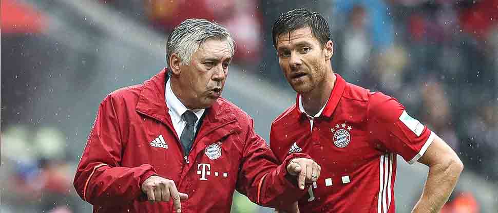 Carlos Ancelotti le desea «toda la suerte del mundo» a Xabi Alonso