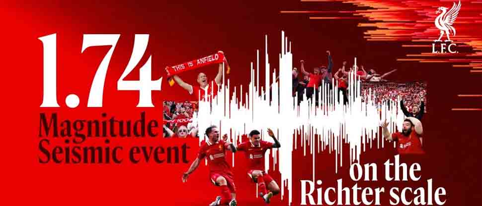 La celebración del Liverpool provocó un terremoto en la ciudad