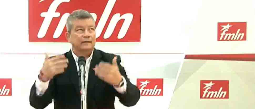 Chino Flores se desvincula de exasesora de Eugenio Chicas y dice que ya no es afiliada al FMLN