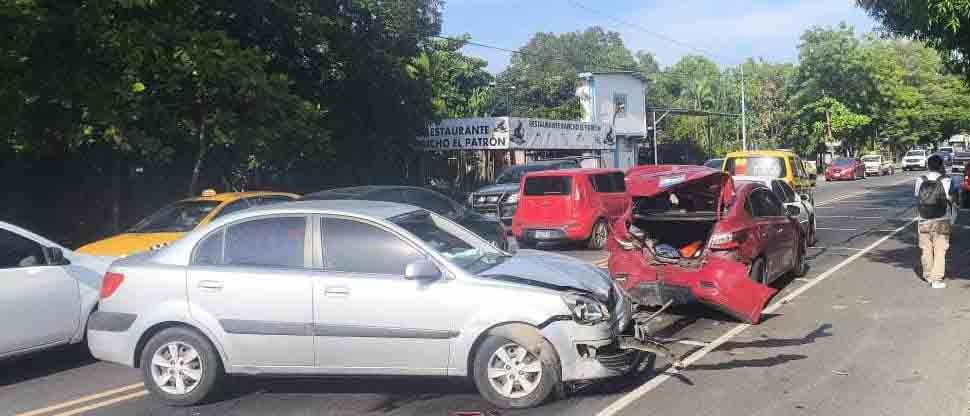 Múltiple choque en Concepción Batres deja 0 lesionados