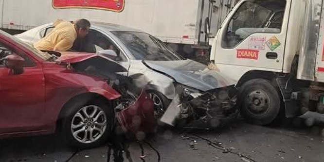 Reportan múltiple accidente de tránsito en Ilopango
