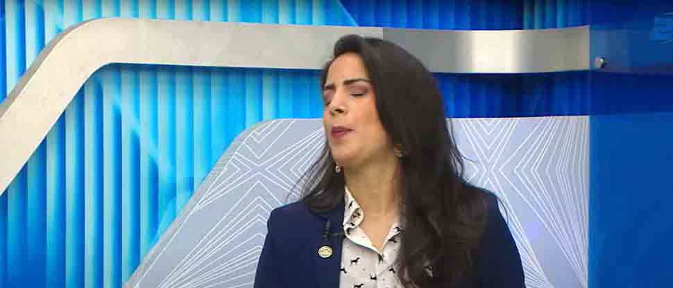 Claudia Ortiz tilda de burdo nuevo impuesto a las ONG y no quiso hablar del tema