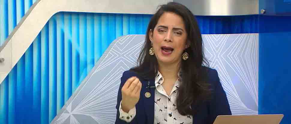 Claudia Ortiz dice que no le gusta la paz que vive el país