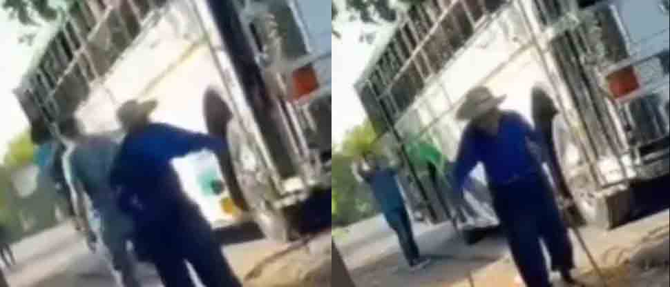 Denuncian a busero de la ruta 328 por negarle el transporte a un anciano