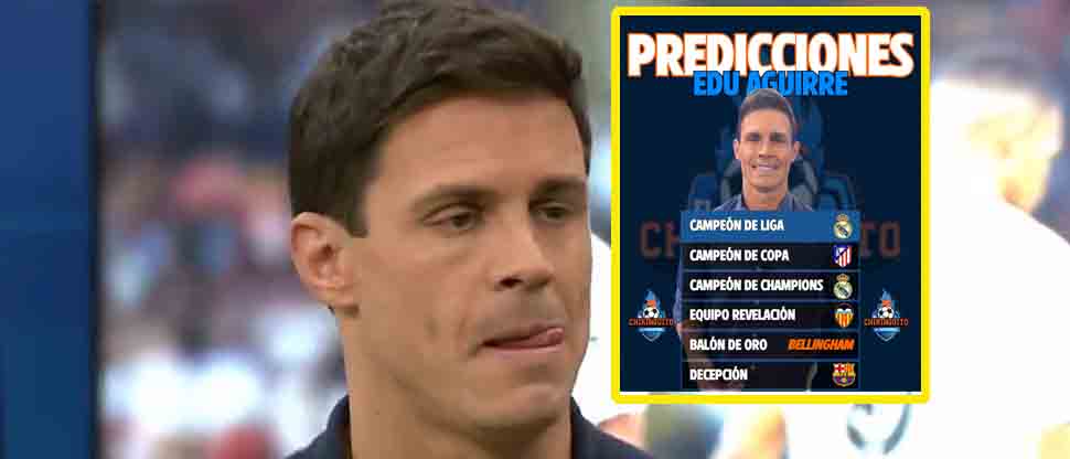 Edu Aguirre falla en los pronósticos que dijo para el Real Madrid