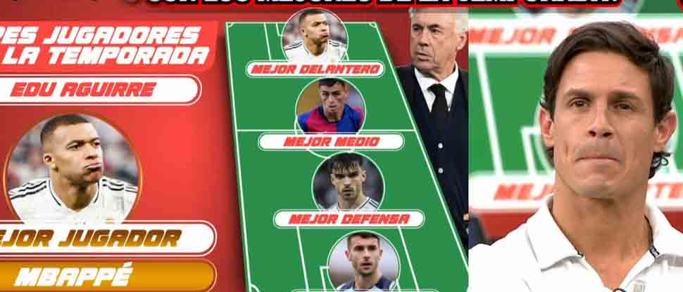 Edu Aguirre afirma que Mbappé es el MVP y Ancelotti el mejor entrenador de la temporada