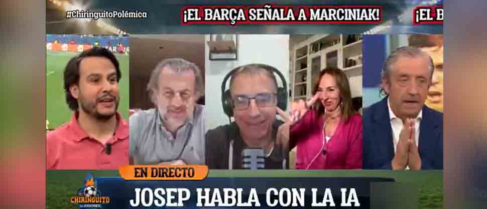El Chiringuito analiza la derrota del Barcelona a través de inteligencia artificial