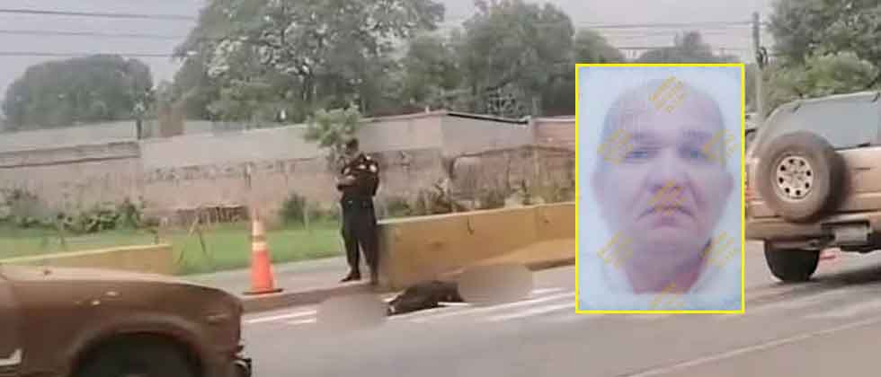 Él era don Alejandro, adulto mayor que falleció atropellado esta mañana en Sonsonate