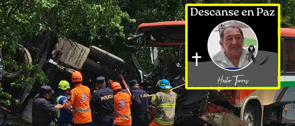 Él era Héctor Torres, motorista fallecido en fatal accidente en Morazán