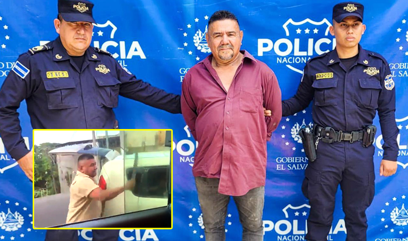 Este es el sujeto que amenazó con un corvo a un microbusero en Zacatecoluca