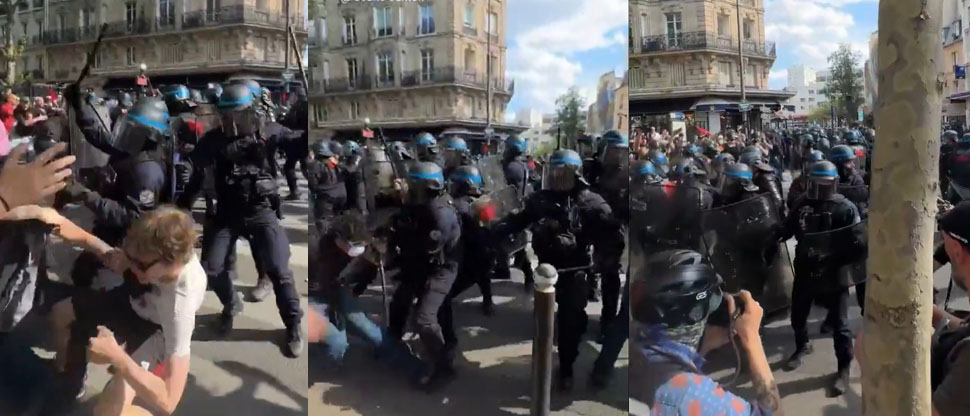 Tensión en Francia durante protestas del 1 de mayo