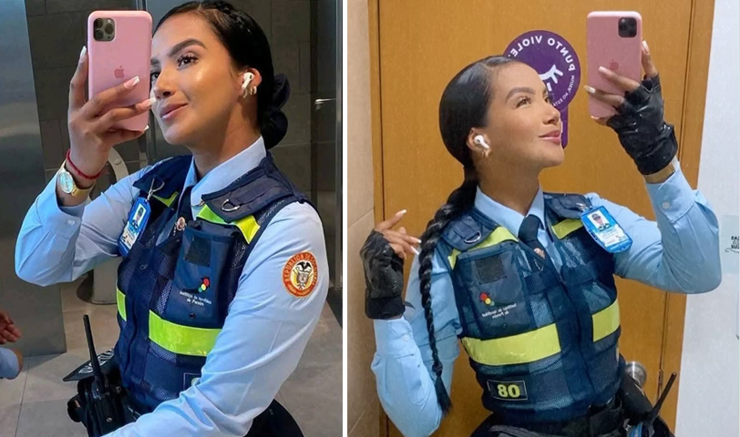 La agente de tránsito más bella de Colombia enfrenta una rara enfermedad