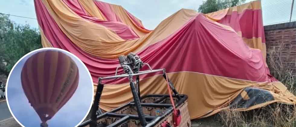 Globo aerostático se desploma y deja 12 lesionados en México