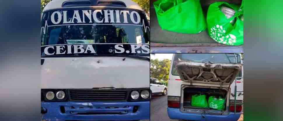 HONDURAS: decomisan droga que hacían pasar por quesillo en el transporte colectivo