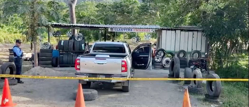 HONDURAS: pandilleros acaban con la vida de hombre y su hija de siete años en una llantería