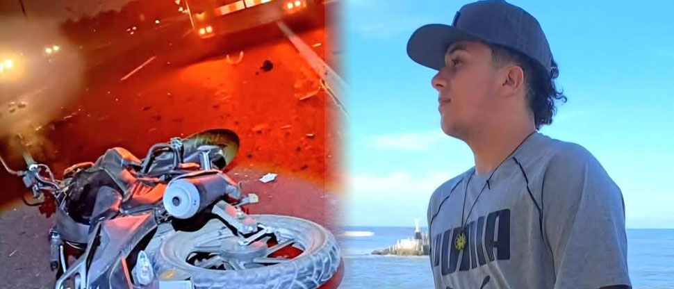 Él era Alan, joven que falleció al accidentarse en su motocicleta en Cabañas