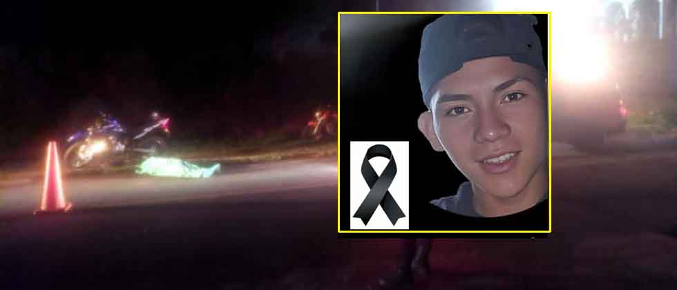 Él era Julito, motociclista de 22 años que falleció tras chocar con una vaca en San Miguel