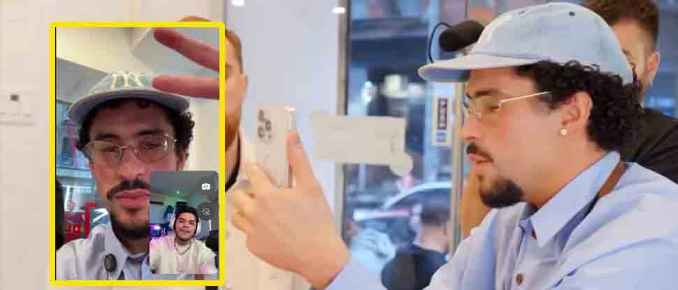 Bad Bunny sorprende a streamer salvadoreño Komanche tras hacerle una videollamada