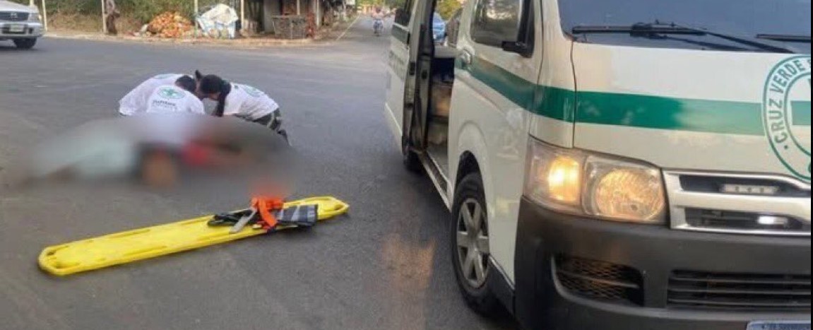 Reportan hombre atropellado en el desvío al Cerro Verde