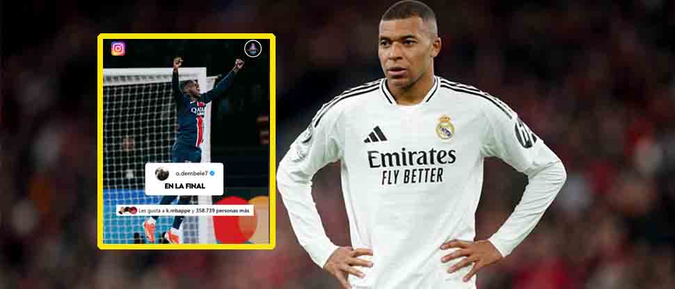 Mbappé le gusta que el PSG este en la final de la Champions