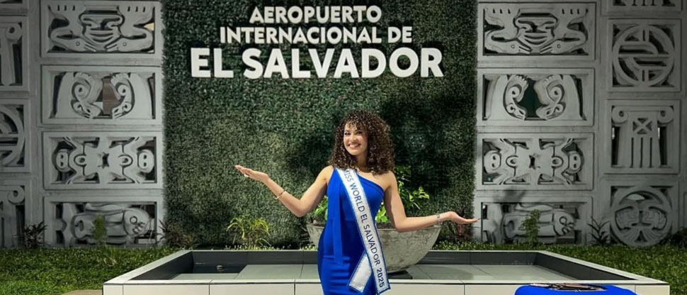Sofía Estupinián ya está en la India para su participación en Miss Mundo 2025