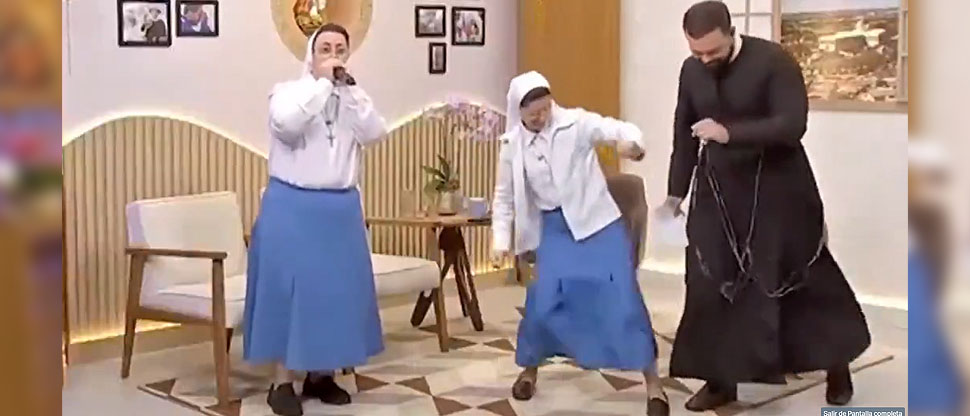 Monjas sorprenden al hacer beatbox y baile en plena transmisión de programa católico