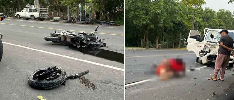 Motociclista fallece tras brutal choque en la Troncal del Norte