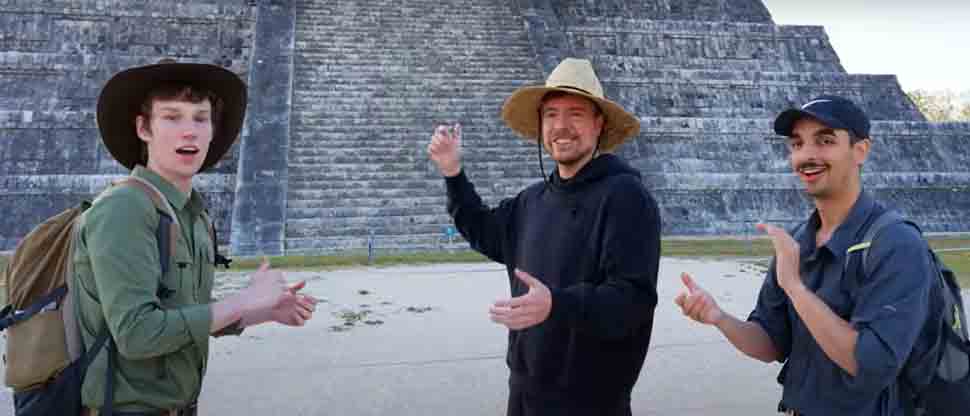 Mr. Beast niega demanda del gobierno de México por video en templos mayas