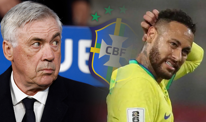 Neymar fuera de la convocatoria con Brasil; Ancelotti no lo tomó en cuenta
