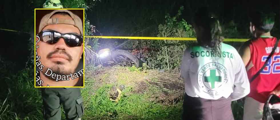Él era Noé, biker que falleció tras impactar contra un árbol