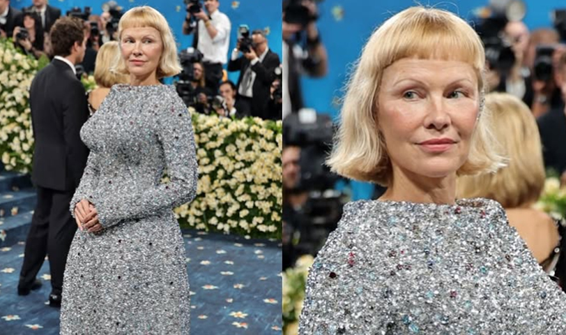 Pamela Anderson sorprende al mundo con radical cambio de imagen en la Met Gala