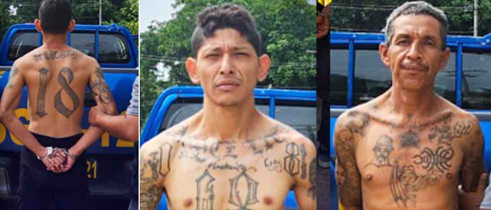 Capturan a peligrosos pandilleros salvadoreños en Guatemala