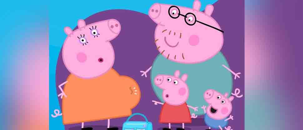 Familia de Peppa Pig anuncia nacimiento de su nuevo integrante
