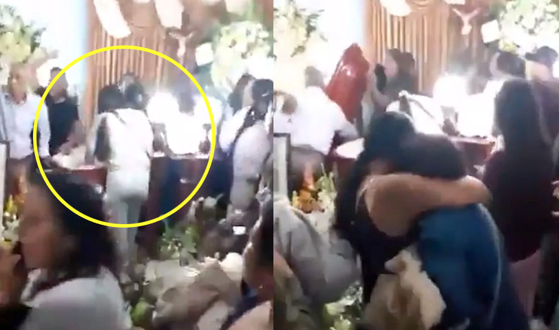 Del susto a la felicidad: hombre vuelve a la vida en su propio velorio